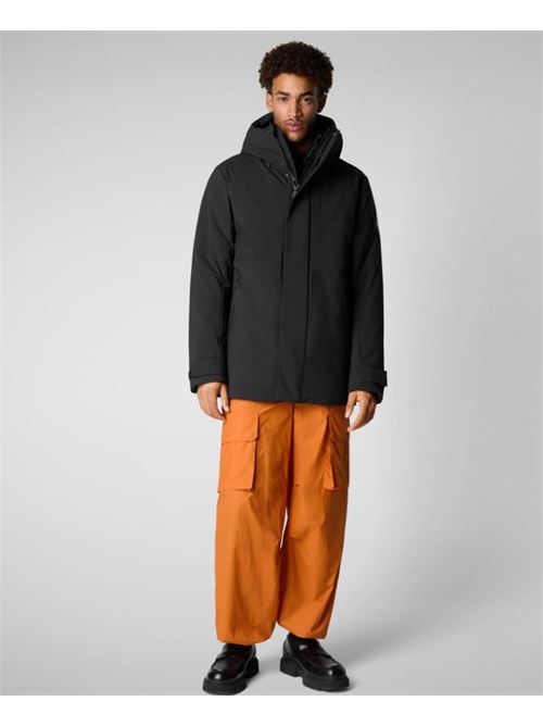 Wilder men's hooded parka in black Save The Duck | P41803M SMEG19.10000